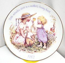 Vintage Holly Hobbie Little Miracles Porcelain Decorator Plate 1982 picture