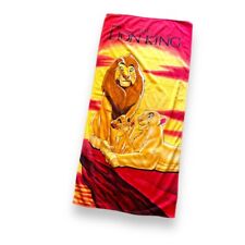 VTG 90s Disney The Lion King Simba Family Beach Pool Towel Franco 56x27 in RARE picture