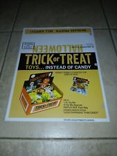 Circa 1970s Halloween Trick Or Treat Press Sheet From.toy Fair picture