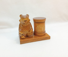 Bashkir Honey Souvenir Wood Collectible Vintage Wooden Decorative Gift Retro picture