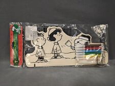 Colorbok Peanuts Holiday Decorative Wood Scene With Stands, Markers, & Glaze New picture