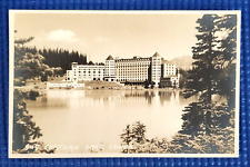 Vtg c1930s Chateau Hotel Lake Louise by Byron Harmon Banff Canada RPPC Postcard picture