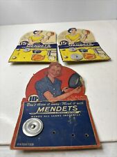 3 Vintage Mendets Pot & Pan Repair Kit All Missing Wrench Great Colors picture