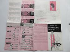 1960 International Sterling Booklet Catalog Pattern Price List Id Guide picture
