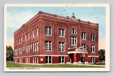 Postcard Catholic High School Aberdeen South Dakota SD, Vintage N18 picture