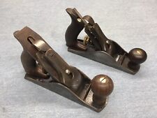 Antique Stanley No.2 Wood Planes Pair 1 w / Victory Logo Blade Look 👀 Read 🧐 picture