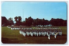 c1950's Cadet Parade Precision Marching Drills West Point New York NY Postcard picture