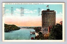 Charleston WV-West Virginia, Union Trust Company Building Vintage c1928 Postcard picture