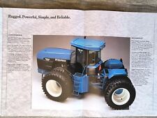 1990s Ford New Holland Tractors Sales Brochure 9980 Advertising Catalog Wall Art picture