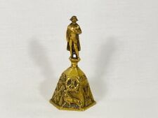 Napoleon Figural Brass Bell Nice Detail On The Base picture