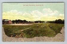Harrisburg PA- Pennsylvania, City Island Play Ground, Vintage Postcard picture