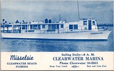 CLEARWATER BEACH, Florida Advertising Postcard MISSELSIE Deep Sea Fishing Boat picture