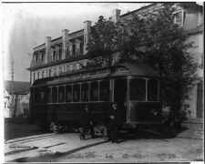 Photo:First trolley car in Hamburg, N. Y. picture