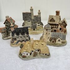Vintage David Winter Cottages British Traditions Ceramic Lot Of 6 picture
