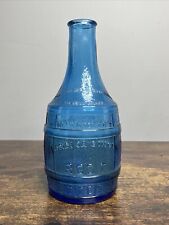 Vintage Dr. Chandler's Jamaica Ginger Root Bitters NJ Blue Glass Bottle   picture