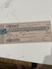1882 PULASKI NATIONAL BANK - PULASKI NEW YORK  NY Cashed Check picture