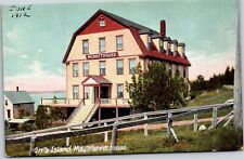 Orr's Island ME Maine, MERRITT HOUSE 1912 Vintage Postcard picture