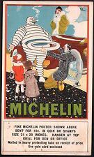 Automobile - René Vincent. Michelin. circa 1914. Bibendum picture