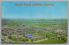 Aerial View Valley Forge General Hospital US Army Phoenixville PA Postcard picture