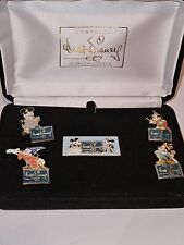 VTG WDCC Walt Disney Classics Collection Mickey Mouse 5 Pin Set Original Case picture