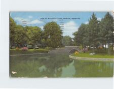 Postcard Lake at McKinley Park Marion Ohio USA picture
