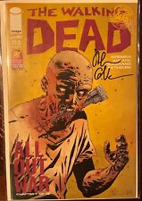 The WALKING DEAD COMIC Book All Out War Chapter 1 Image 115 SIGNED Gaudiano NYCC picture