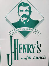 J. Henry's Lunch Griffin Georgia Menu Original picture