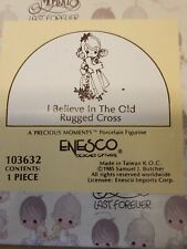 Precious Moments “I Believe In The Old Rugged Cross” #103632 Girl With Cross picture