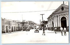 Nogales Sonora Mexico Postcard Buildings Business Section c1910 RPPC Photo picture