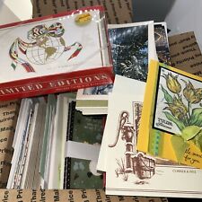 Vtg. Greeting Cards/ Note Cards / Stationary ‘70s ‘80s Med Flat Rate Box Full picture