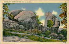 Postcard: JUDGES CAVE. WEST ROCK PARK. NEW HAVEN. CONN. 61782 picture