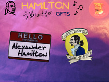 Hamilton - The Musical Pins Gift Show badge Enamel pins - 2 Pack picture