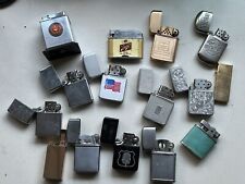 Vintage Lot Of 15 Lighters Storm King Prince Brother Rexlite Mastercraft Schlitz picture