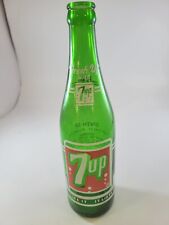 Vintage 1950's 7 Up 12oz bottle WHITE LABEL picture
