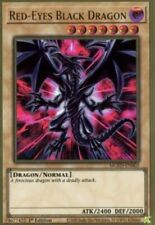 Yugioh-Red-Eyes Black Dragon-Gold Rare-Mixed Editions-MGED EN003 (LP) picture