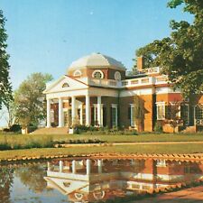 Monticello Charlottesville Virginia VA Thomas Jefferson Fish Pond UNP Postcard picture
