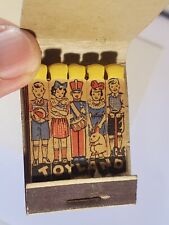 Vintage Feature Matchbook TOYLAND lion match co. Green flying ladies? Priceless  picture
