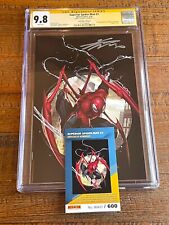 SUPERIOR SPIDER-MAN #1 CGC SS 9.8 INHYUK LEE SIGNED MEGACON BLACK VARIANT LE 600 picture