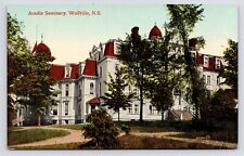 c1908~Acadia Seminary College~Wolfville Nova Scotia Canada~Antique Postcard picture