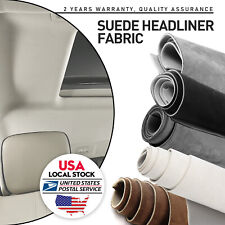 Suede DIY Headliner Fabric Material Upholstery Foam Backing Roof Liner Repair US picture