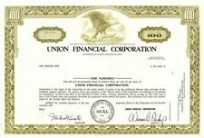 Union Financial Corporation - Specimen Stocks & Bonds picture