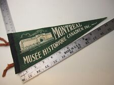 Vintage Felt Mus'ee Historique Canadien Inc. Montreal Canada Pennant   BIS picture