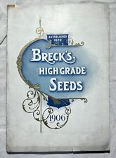 1906 SEED CATALOG JOSEPH BRECK SON BOSTON HORTICULTURAL FARMING GARDEN 168 Pages picture