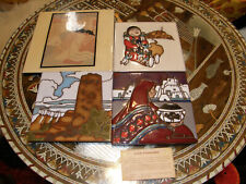 4 Vint Tile 2 Cleo Teissedre Designs Coaster Trivet Art Decor Southwest Native picture