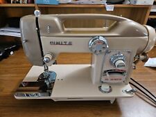 Vintage WHITE 764 SEWING MACHINE All Metal  Gorgeous WORKS Great.with Foot Pedal picture