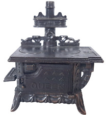 Queen Cast Iron Stove Pencil Sharpener Mini Metal  Miniature Vintage Oven   picture
