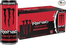 (15 Pack) Monster Rehab Recover Strawberry + Lemonade + Energy Drink, 15.5 Fl Oz picture