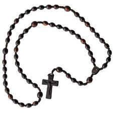 Jujube Wood 5 Decade Rosary 10/12mm Oval Beads picture
