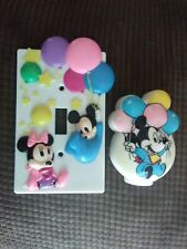 Vintage Disney Baby Mickey & Minnie Mouse Light switch Cover Nightlight Cover us picture