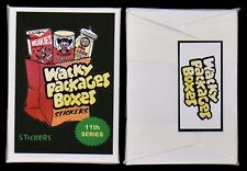 NEW 2019 Lost Wacky Pack Box Stickers Series 11th Complete Set Sealed Pack picture